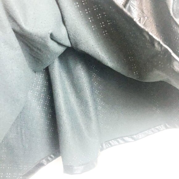 NWT & Harmony Faux Leather Skater Mini Skirt Womens Medium Vegan Black - Picture 5 of 8